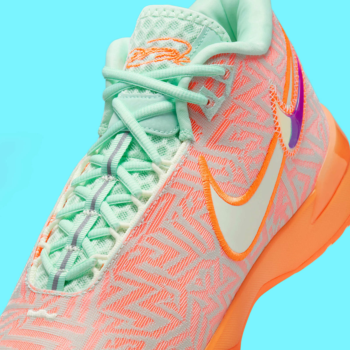Nike Lebron Nxxt Genisus Mint Foam Volt Tint Hyper Jade Bright Citrus Hf0712 301 2