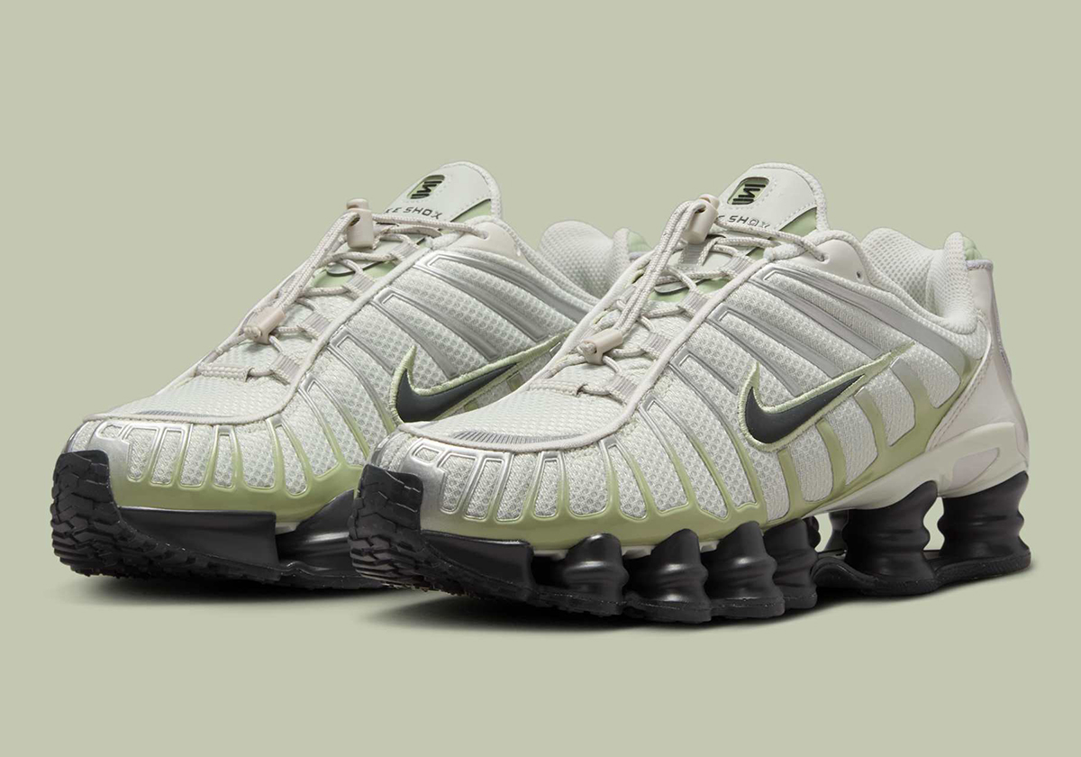 "Olive Aura" Emanates From The Nike Shox TL