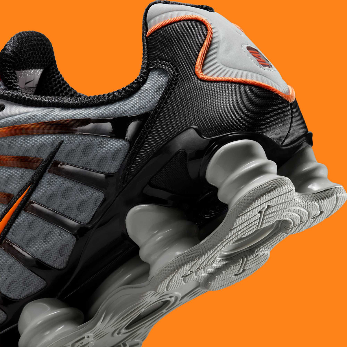 Nike Shox Tl Light Smoke Grey Bright Mandarin Black Av3595 011 2