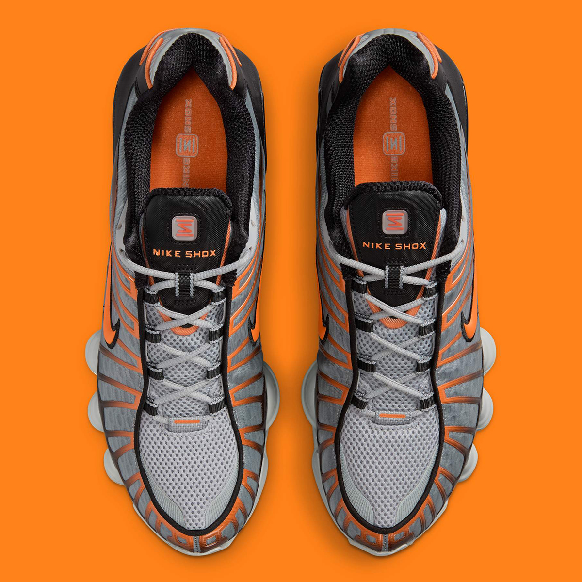 Nike Shox Tl Light Smoke Grey Bright Mandarin Black Av3595 011 3