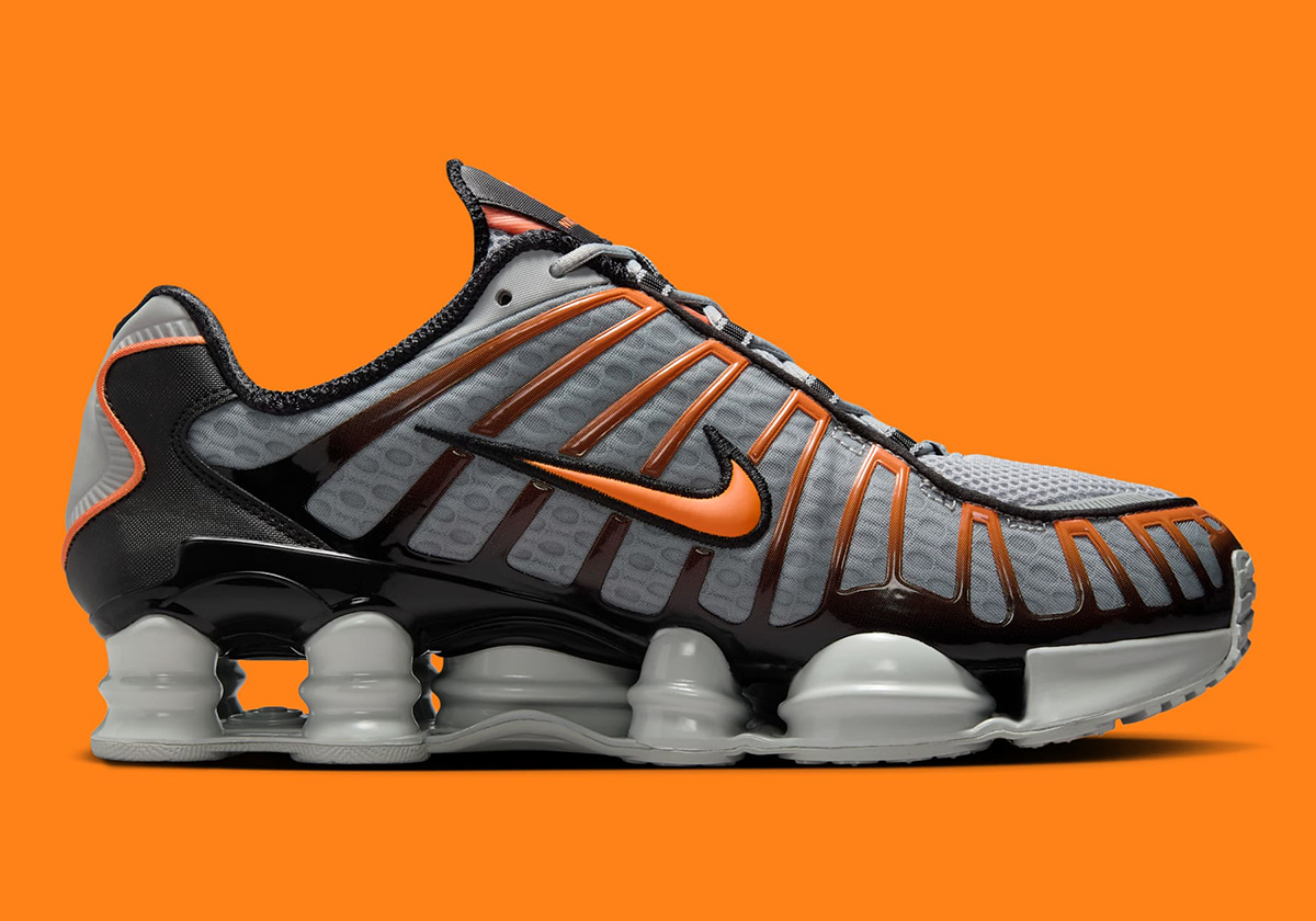 Nike Shox Tl Light Smoke Grey Bright Mandarin Black Av3595 011 5