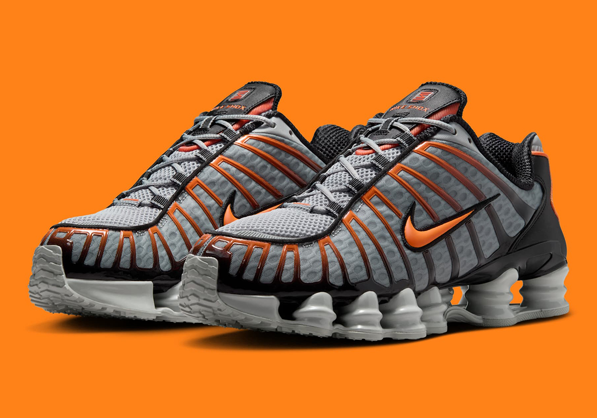 The Nike Shox TL Squeezes Out "Bright Mandarin" Accents