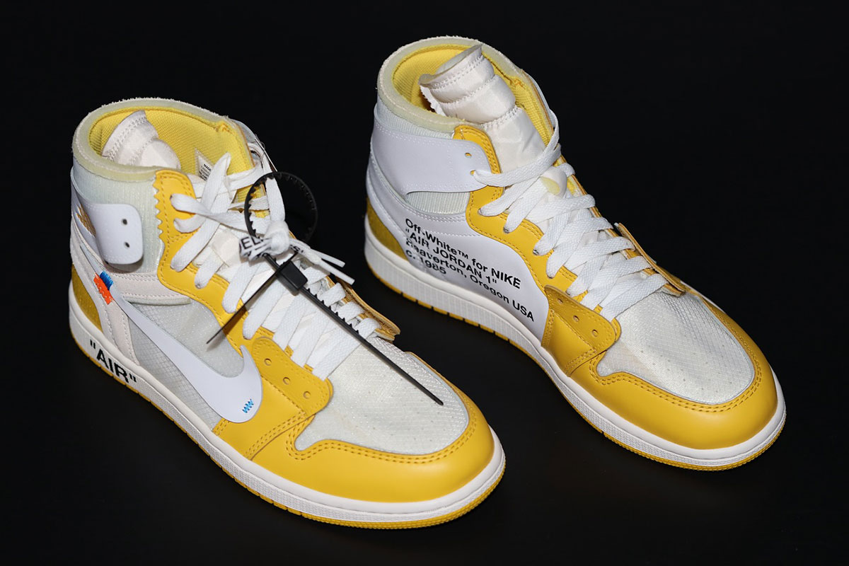 Off White Air Jordan 1 Canary Yellow 5