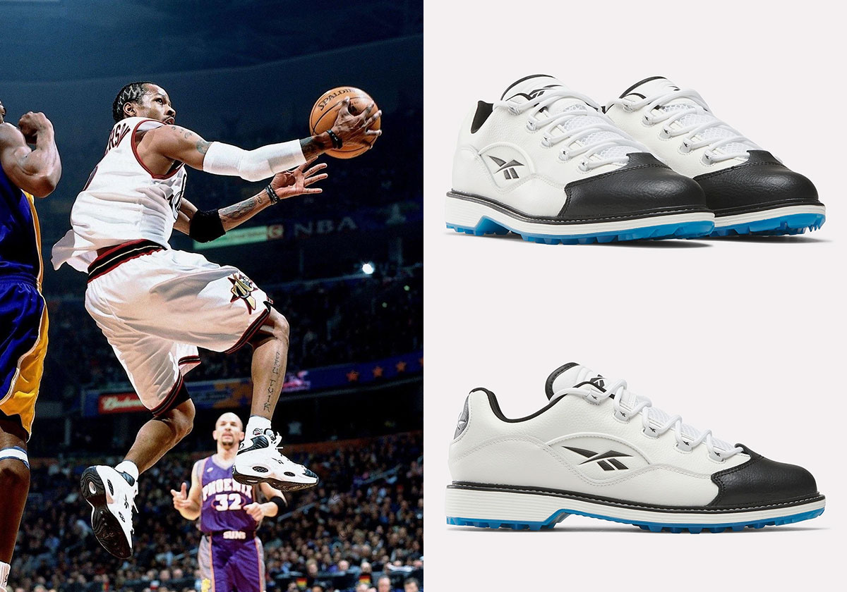 Allen Iverson's Reebok Question "Black Toe" From 2001 All-Star Game Goes Golfing