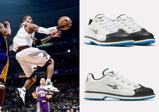 Allen Iverson’s Reebok Question “Black Toe” From 2001 All-Star Game Goes Golfing