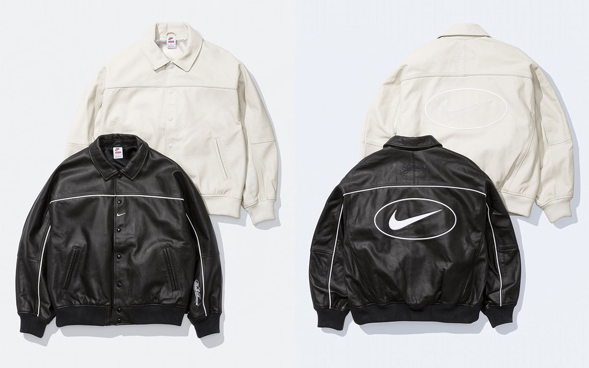 Supreme Nike Leather Jacket Ss25