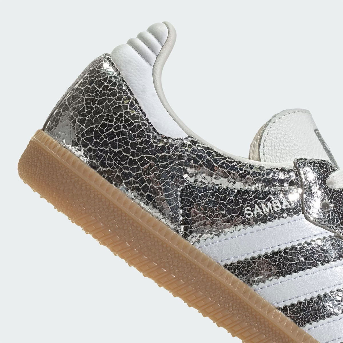 Adidas Samba Cracked Silver Jr0035 9