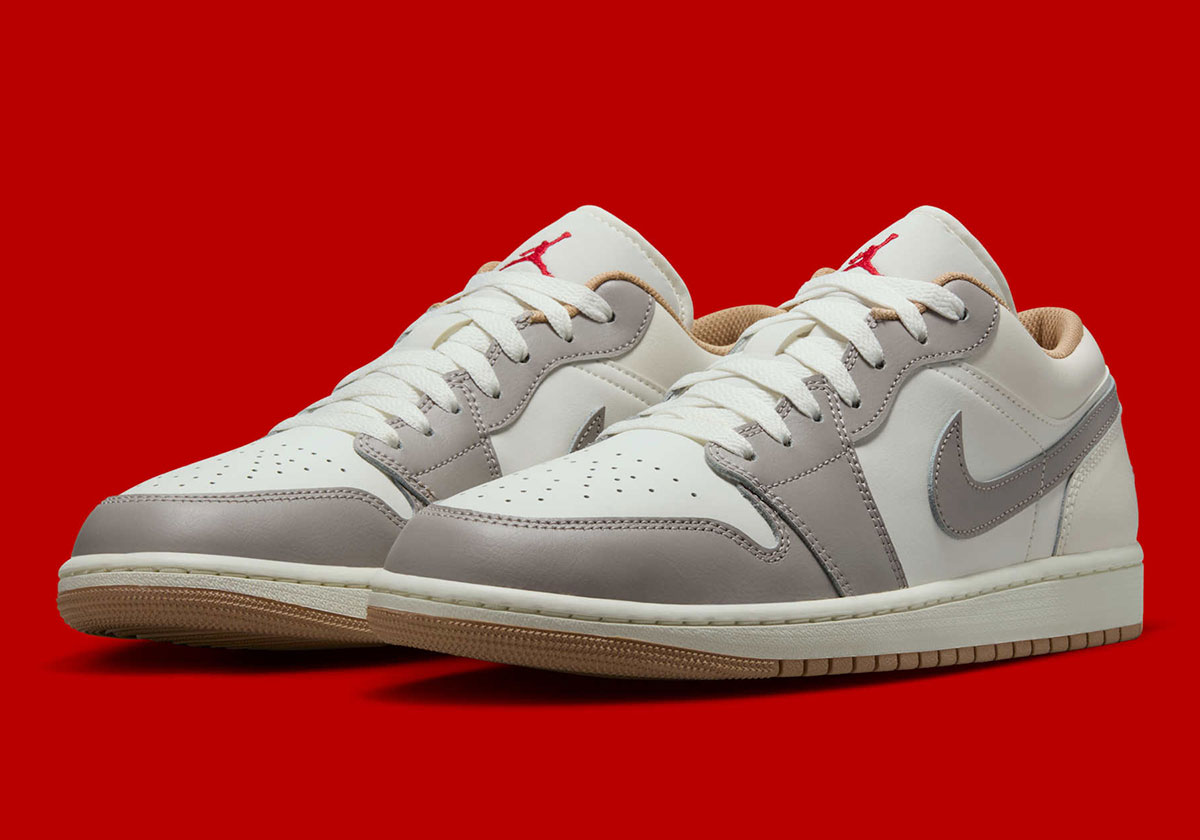 The Air Jordan 1 Low Slips Into Light Tones For Summer