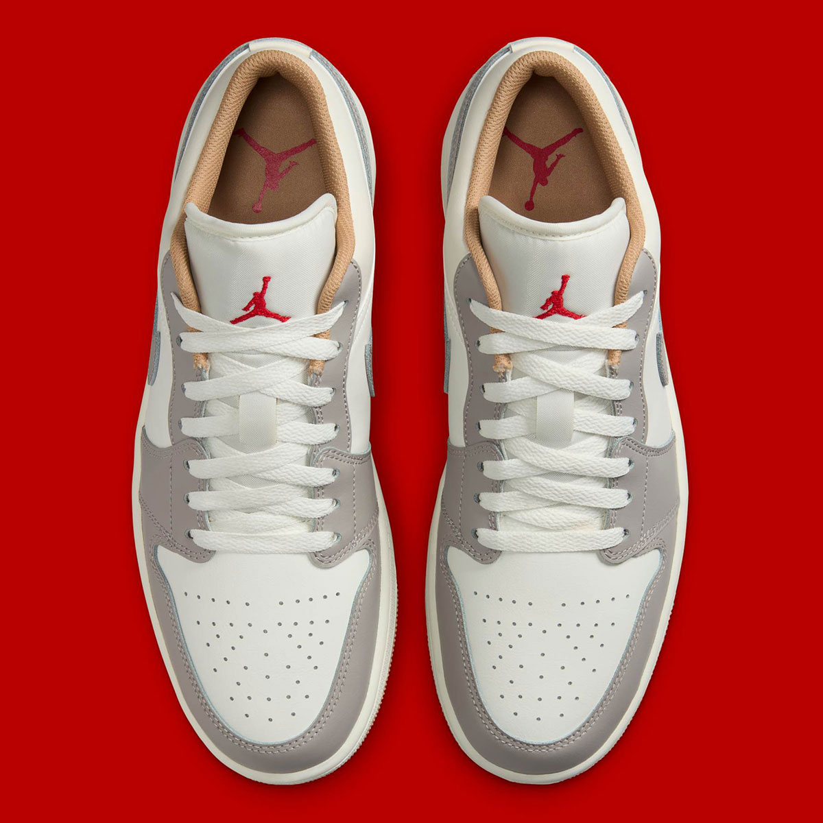 Air Jordan 1 Low Sail Fire Red College Grey Hemp Pale Ivory 553558 169 3