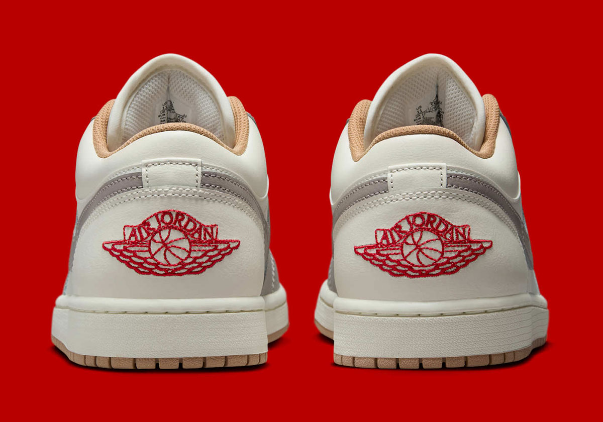 Air Jordan 1 Low Sail Fire Red College Grey Hemp Pale Ivory 553558 169 4