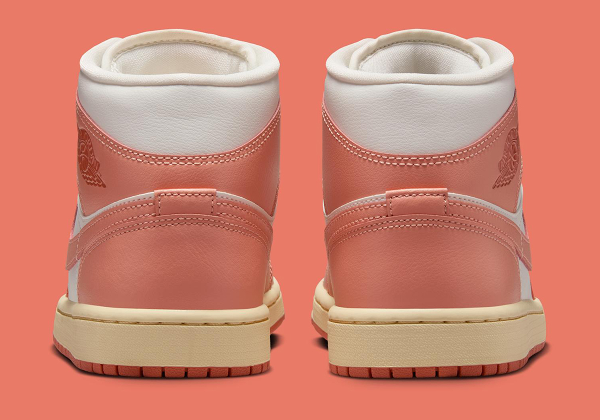 Air Jordan 1 Mid Sail Light Madder Root Muslin Bq6472 180 2