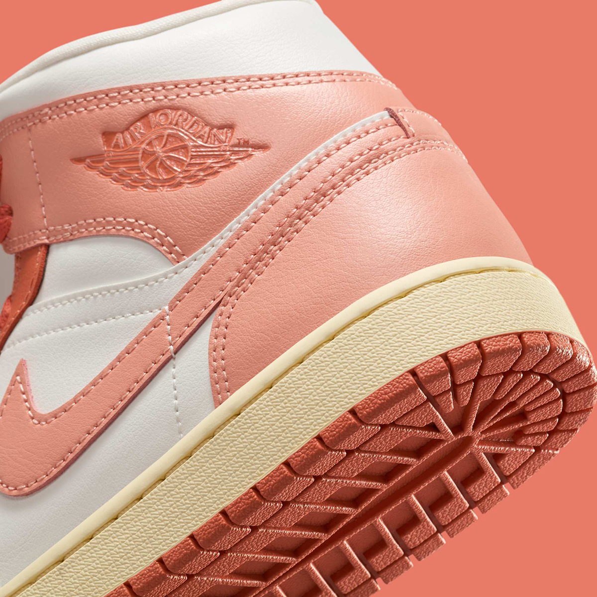 Air Jordan 1 Mid Sail Light Madder Root Muslin Bq6472 180 5