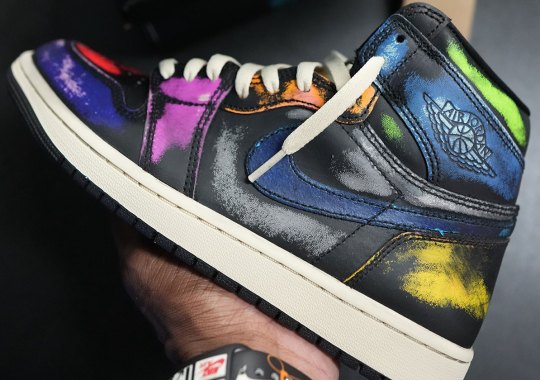 The Air Jordan 1 High “Self Expression” Features A Rainbow Layer Underneath