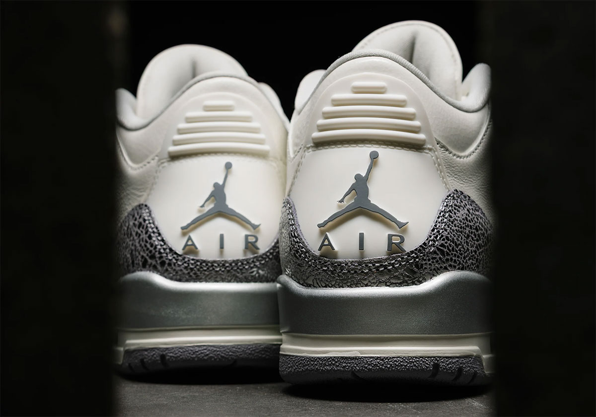 Air Jordan 3 Sail Cement Grey Store List 3