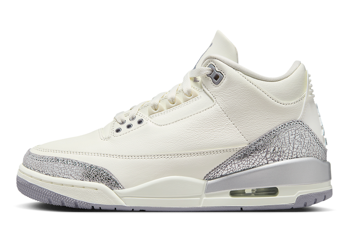 Jordan Release Dates April 2025 Air Jordan 3 Sail Cement Grey