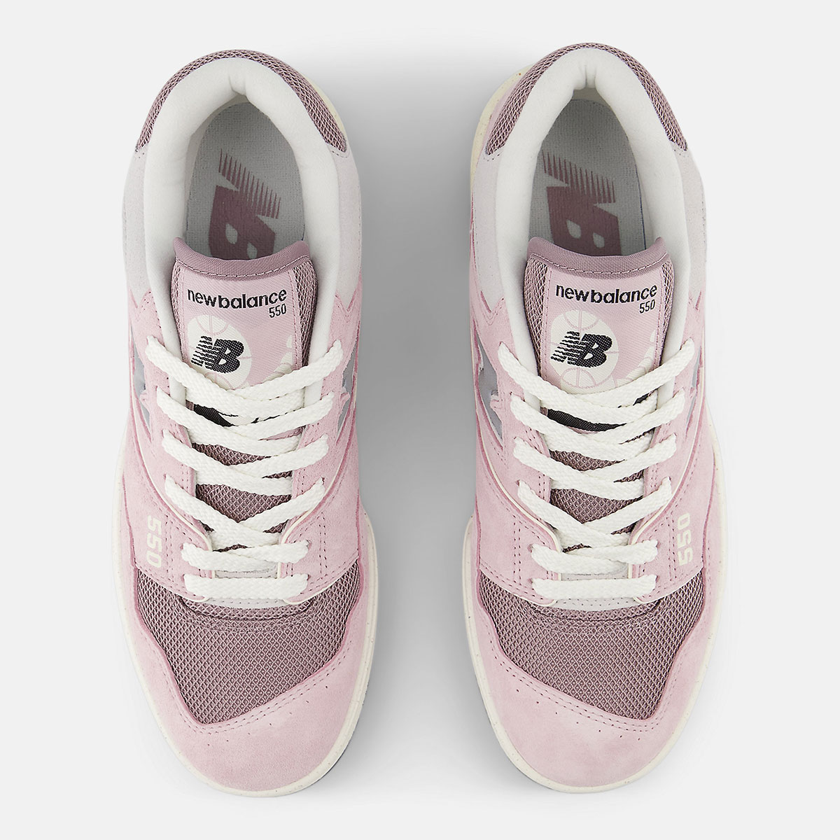 New Balance 550 Pink Suede Bbw550hb 4