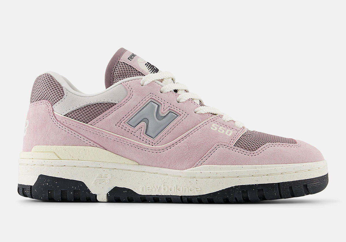 New Balance 550 Pink Suede Bbw550hb 5