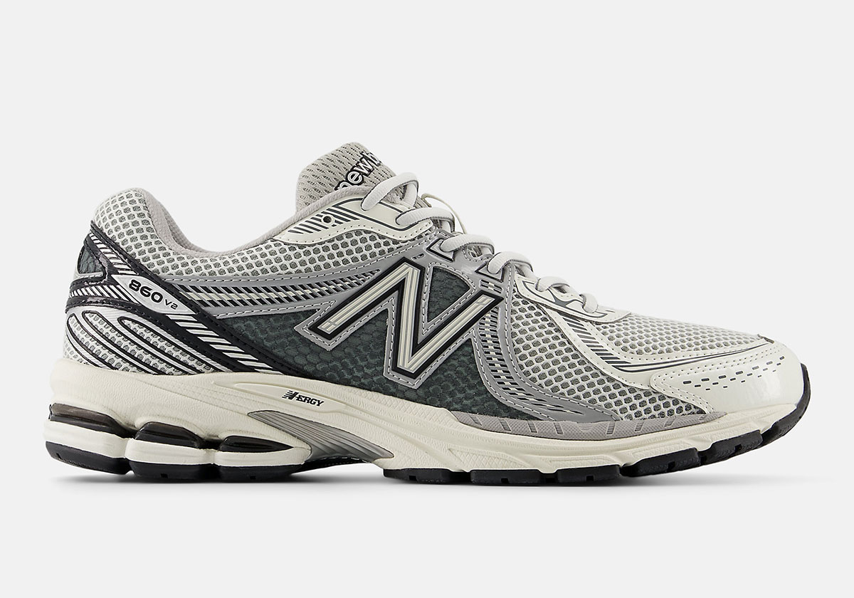 New Balance 860v2 Cream Dark Grey Ml860sb2 4