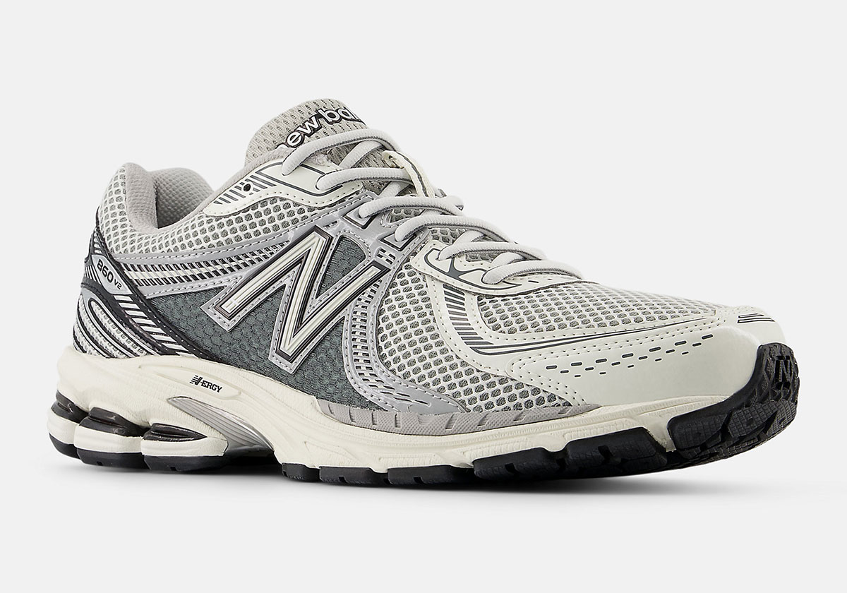 New Balance 860v2 Cream Dark Grey Ml860sb2 5