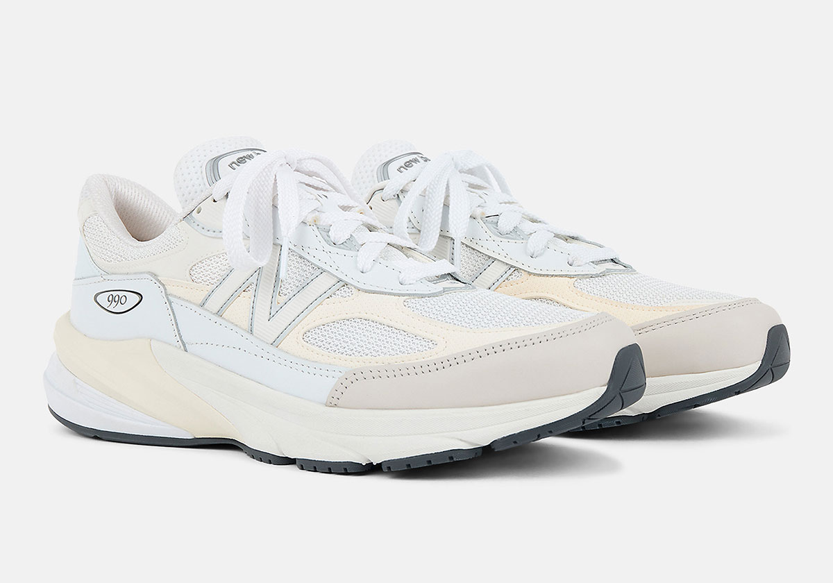 An All-White New Balance 990v6 Pushes The Made In USA Collection Forward