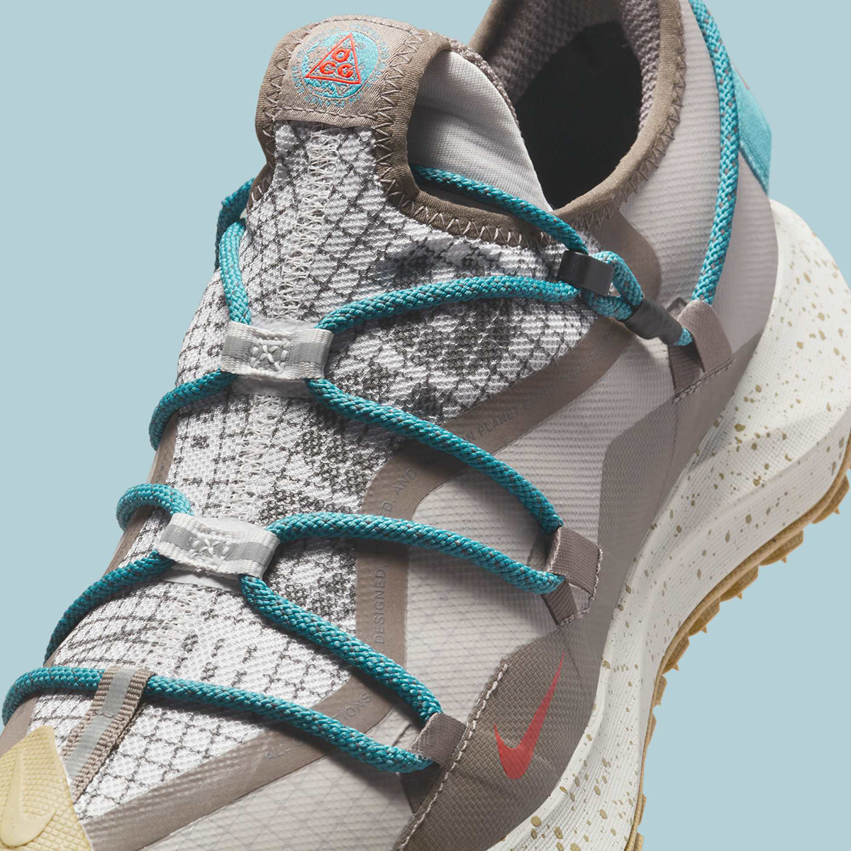 Nike Acg Mountain Fly Low Gore Tex Grey Red Teal Ib7328 001 8 C9b47a