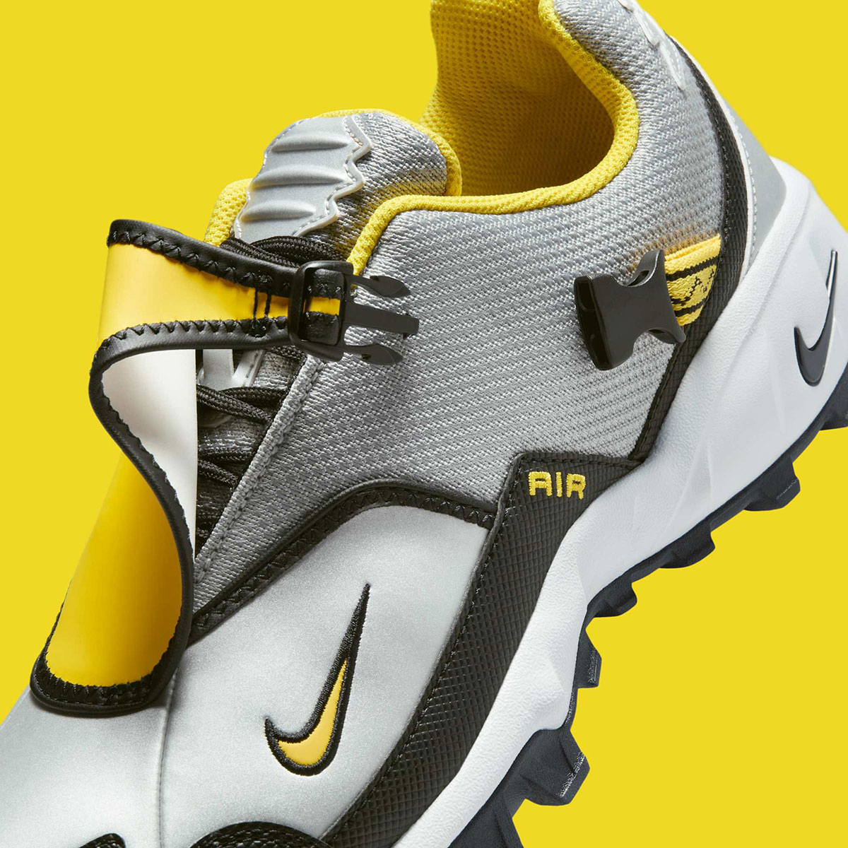 Nike Acg Phassad Black Yellow Zest Metallic Silver Hm7133 001 3