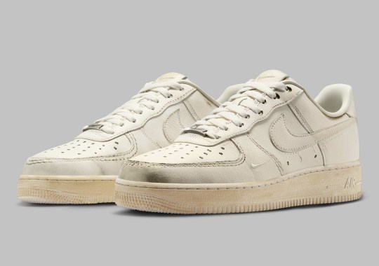 Official Images Of The Nike Air Force 1 “Dirty Triple White”