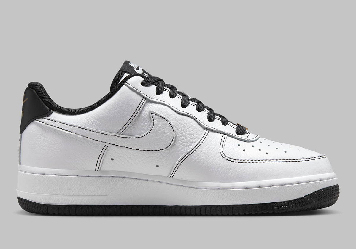 Nike Air Force 1 Low Mini Swoosh White Black Ib6543 101 2