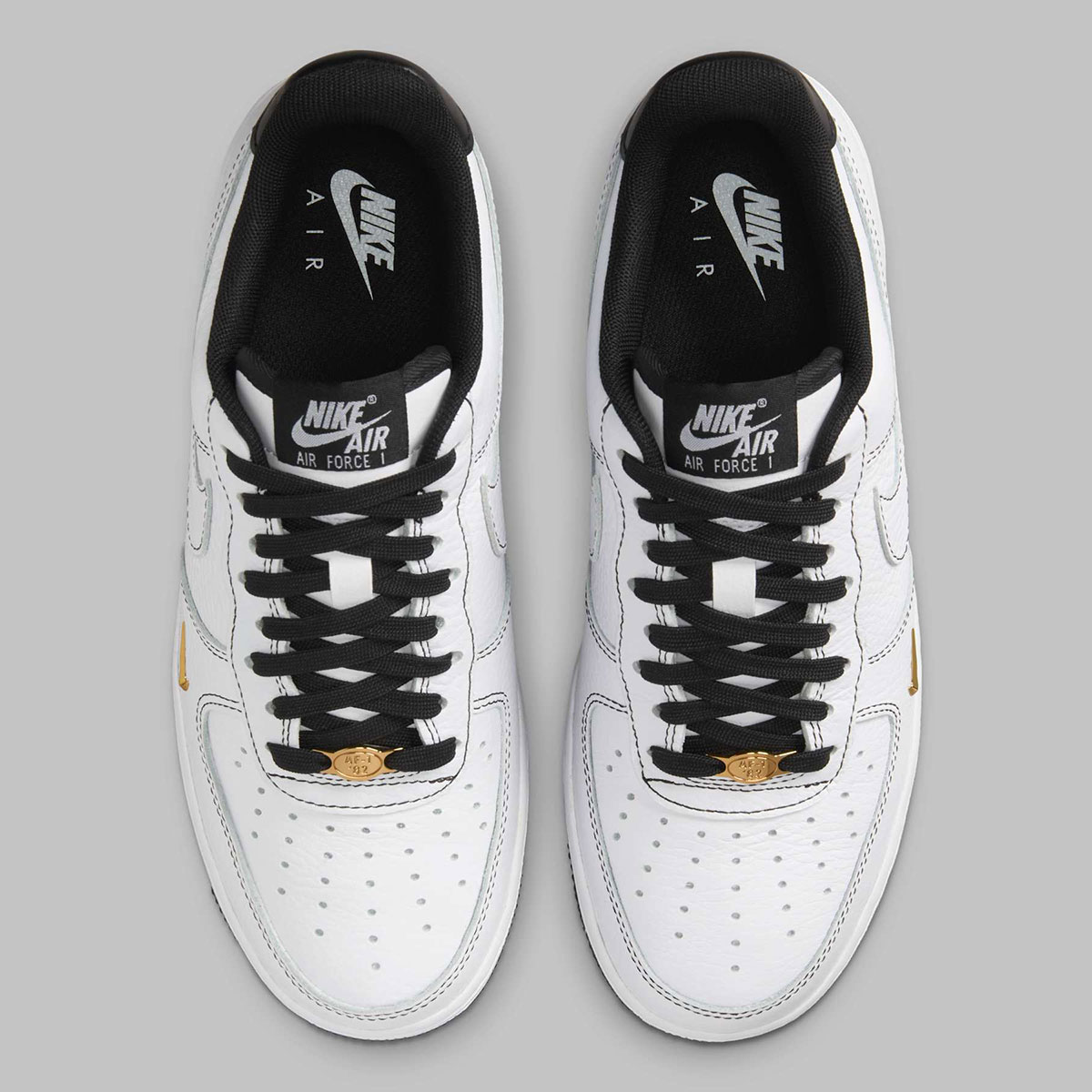 Nike Air Force 1 Low Mini Swoosh White Black Ib6543 101 4