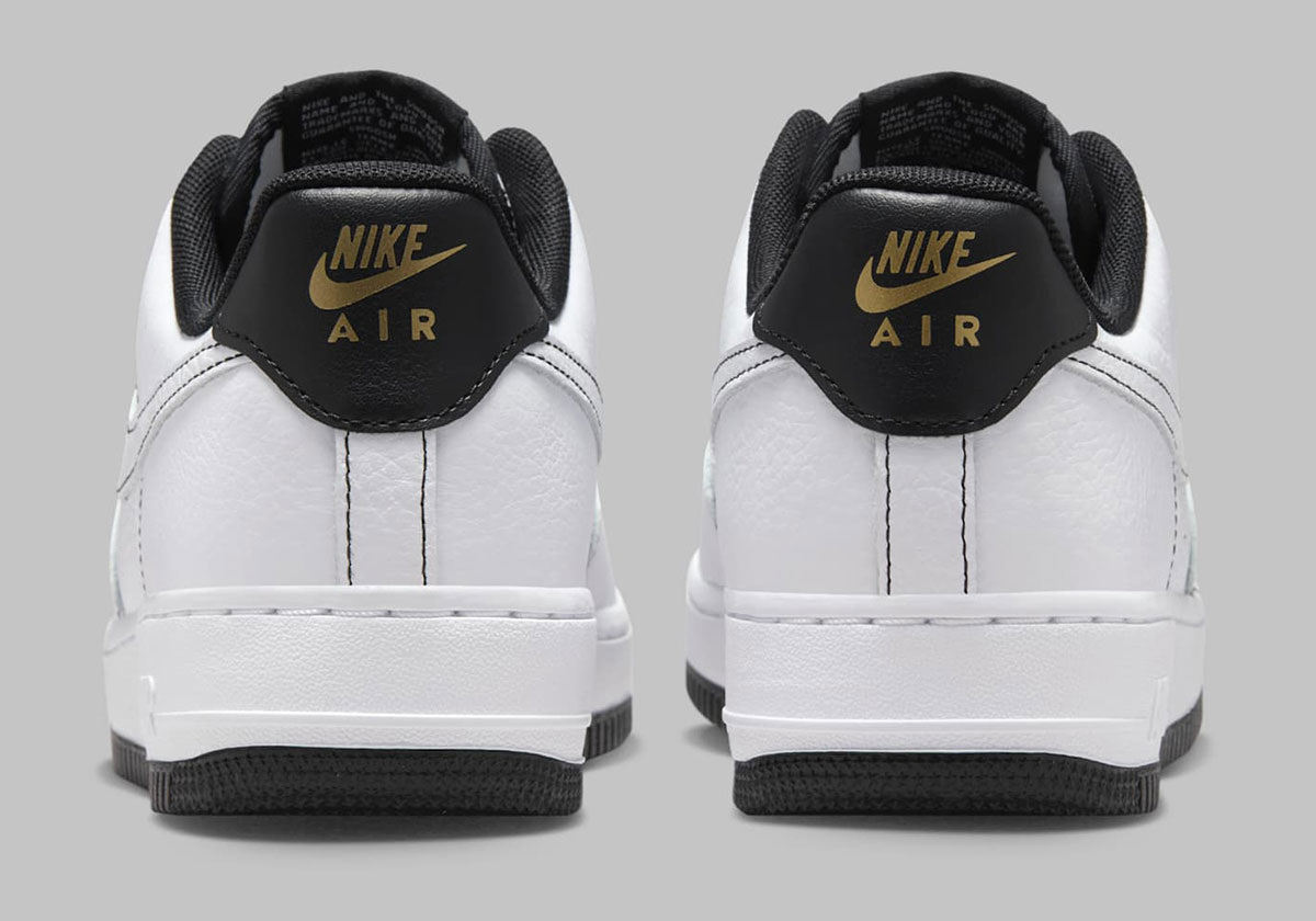 Nike Air Force 1 Low Mini Swoosh White Black Ib6543 101 6