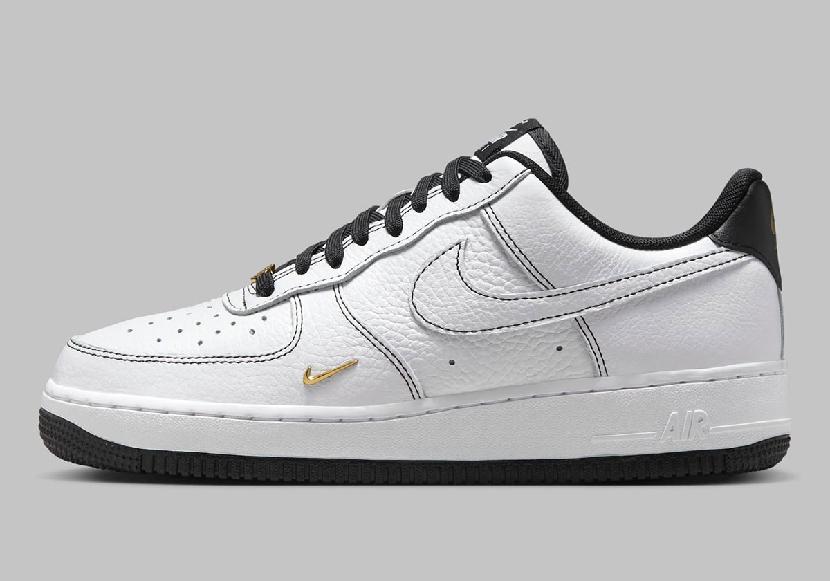 Nike Air Force 1 Low Mini Swoosh White Black Ib6543 101 7