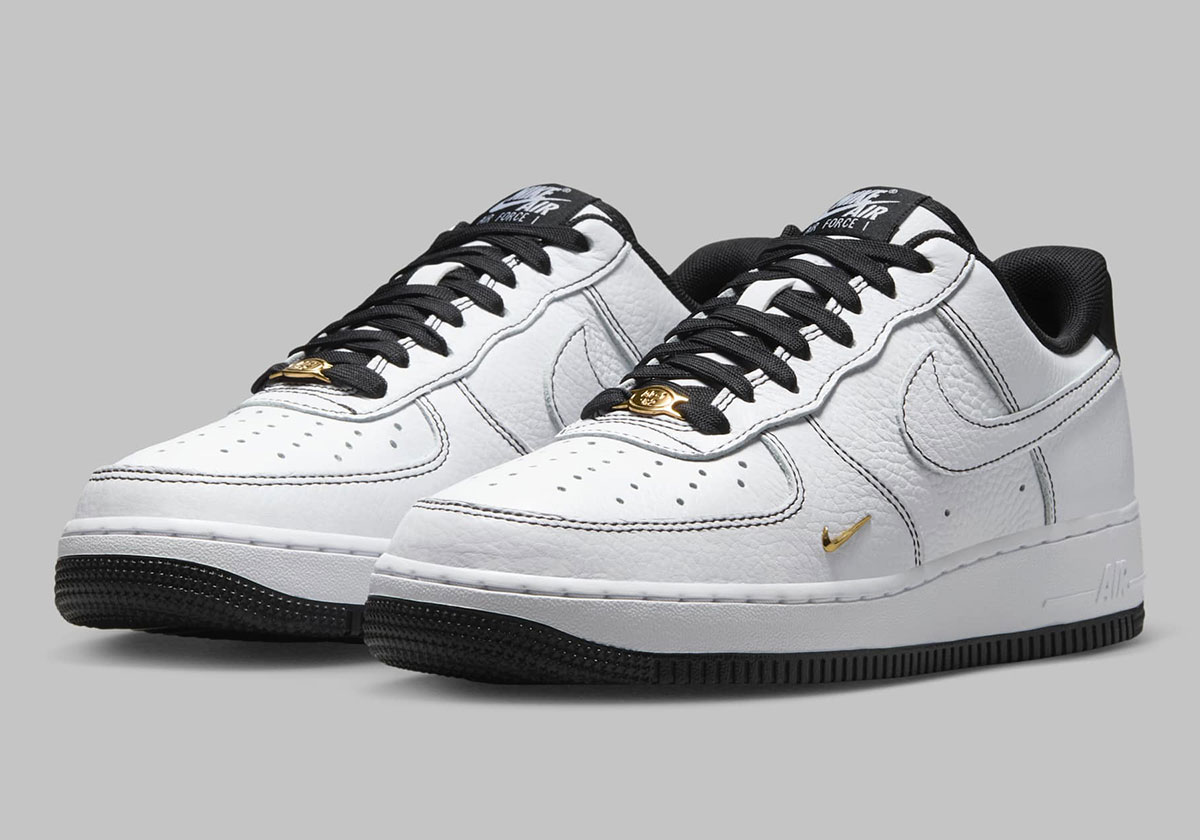 Nike Air Force 1 Low Mini Swoosh White Black Ib6543 101 8