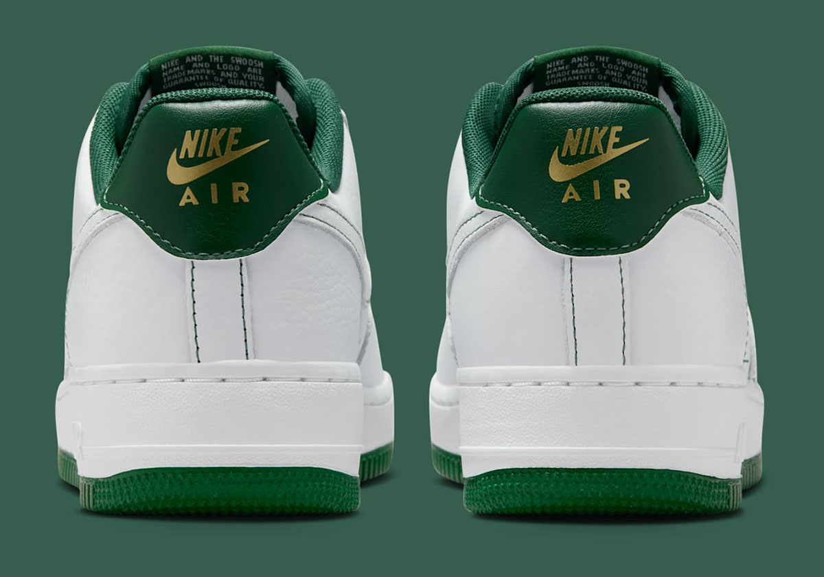 Nike Air Force 1 Low White Green Metallic Gold Ib6543 102 3