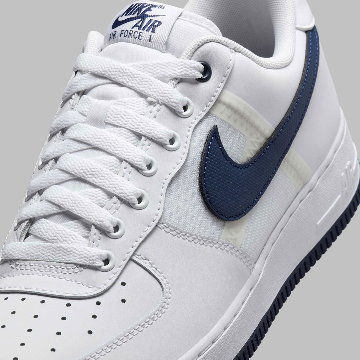 Nike Air Force 1 Low White Midnight Navy Ih4462 100 3