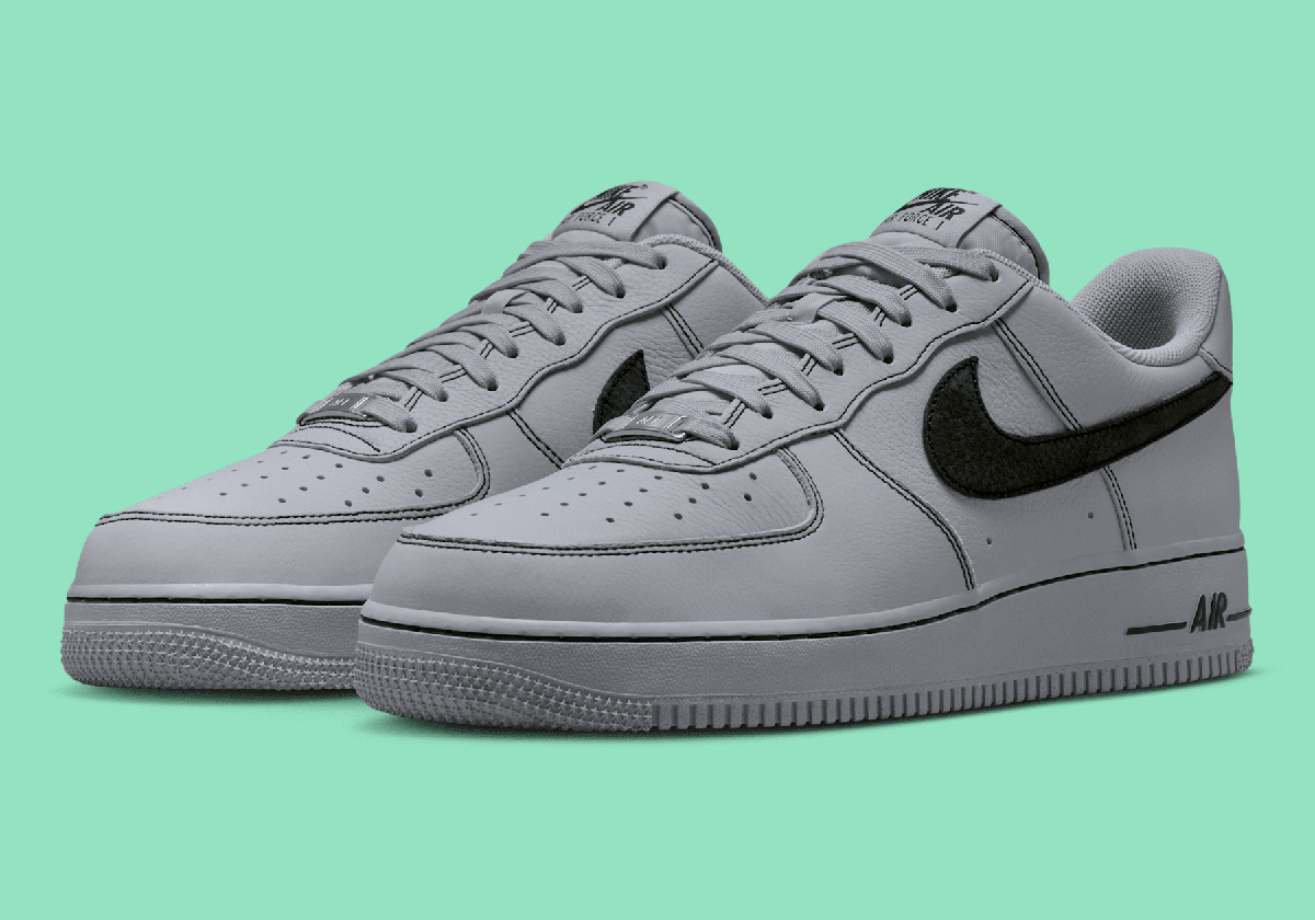 The Nike Air Force 1 Low "Wolf Grey" Nabs Bold Black Outlines
