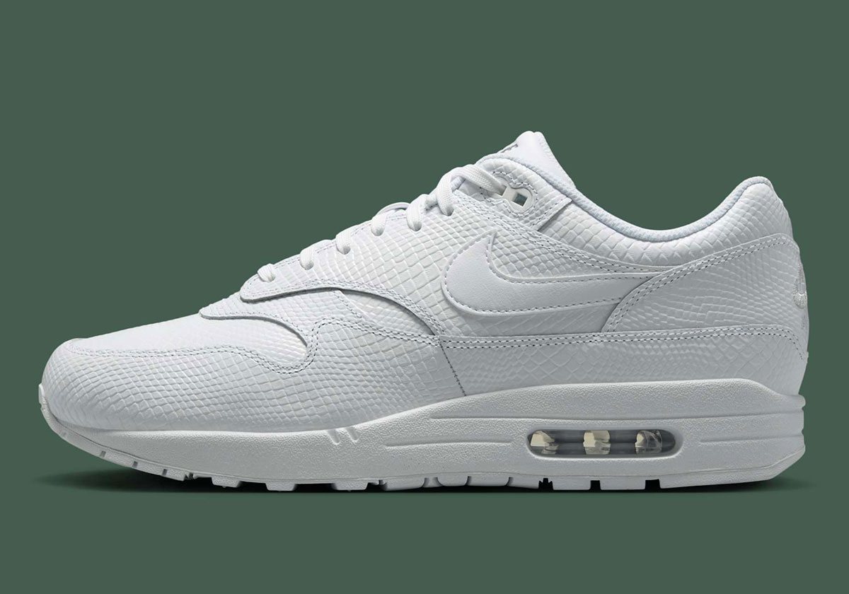Nike Air Max 1 Premium Reptile White Pure Platinum Hv1211 100 3