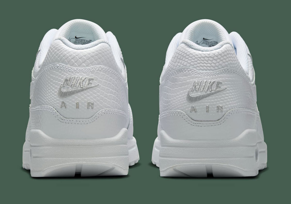 Nike Air Max 1 Premium Reptile White Pure Platinum Hv1211 100 5