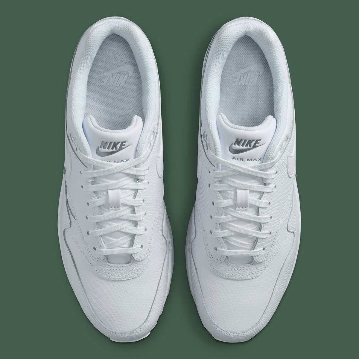 Nike Air Max 1 Premium Reptile White Pure Platinum Hv1211 100 9