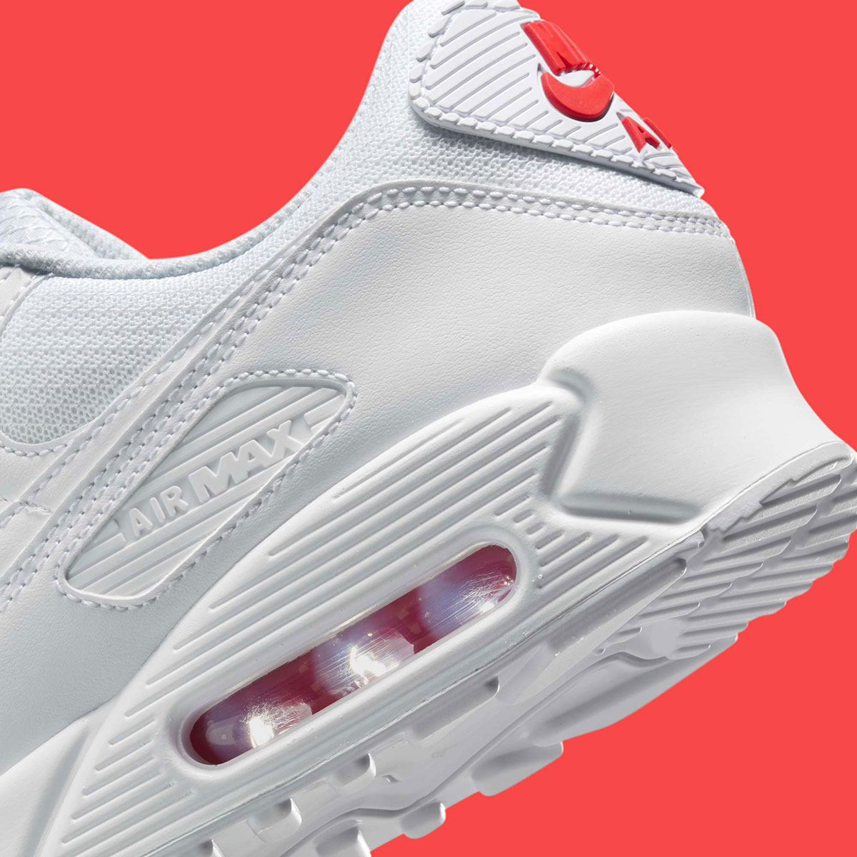 Nike Air Max 90 White Light Crimson Dm0029 118 4
