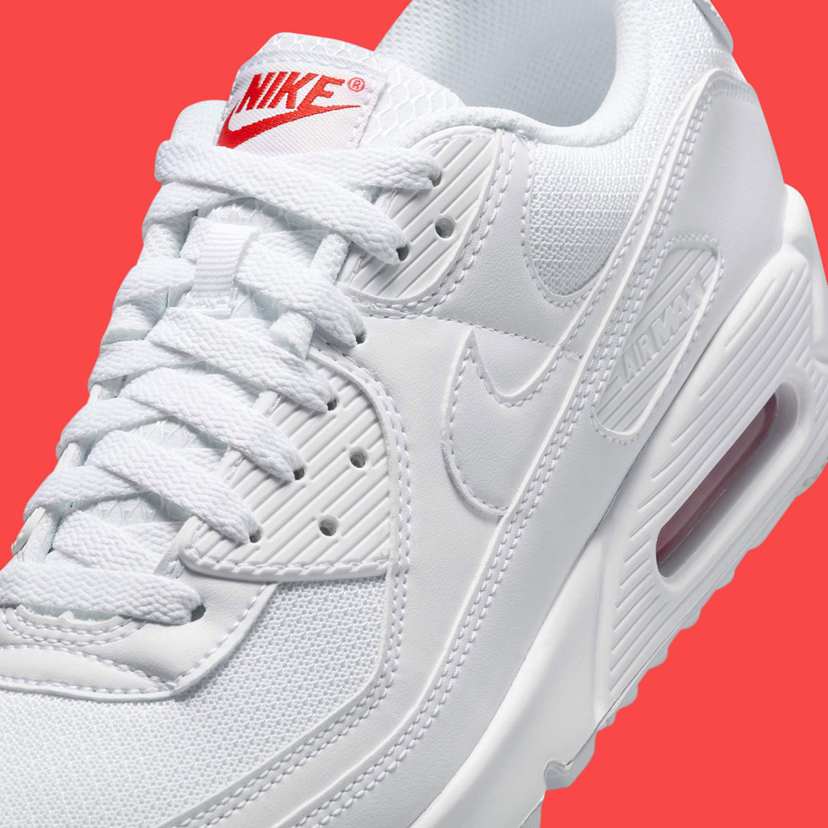 Nike Air Max 90 White Light Crimson Dm0029 118 8