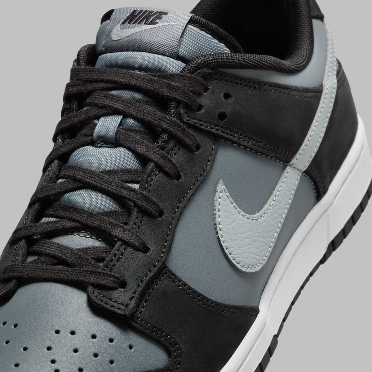 Nike Dunk Low Black Grey White Ib3079 001 4
