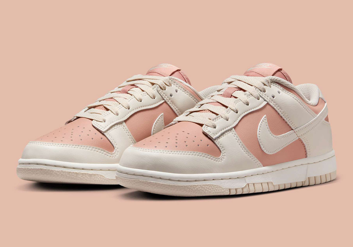 The Nike Dunk Low Parcels Out "Particle Pink"