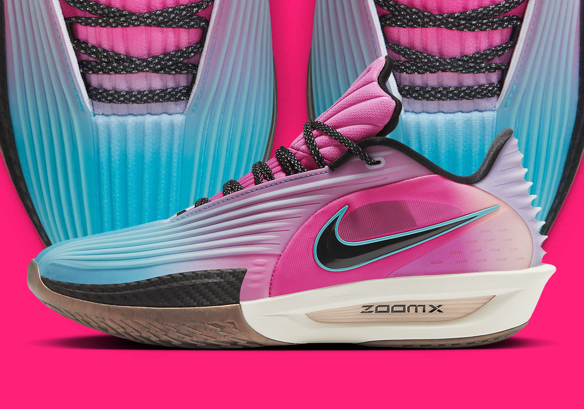 The Nike Zoom GT Cut 3 Turbo Sports “South Beach” Colors