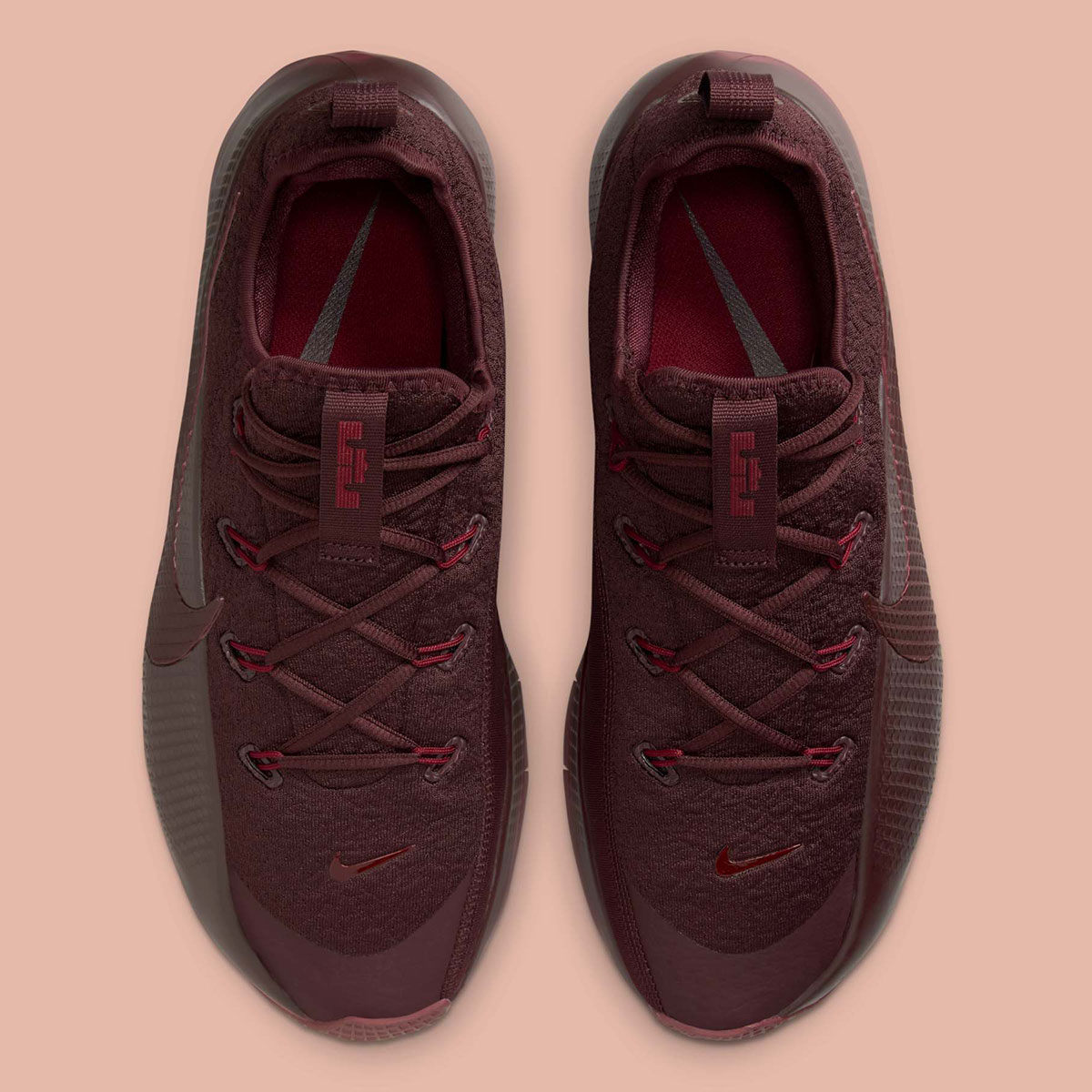 Nike Lebron Tr1 Burgundy Crush Team Red Fj6151 601 4