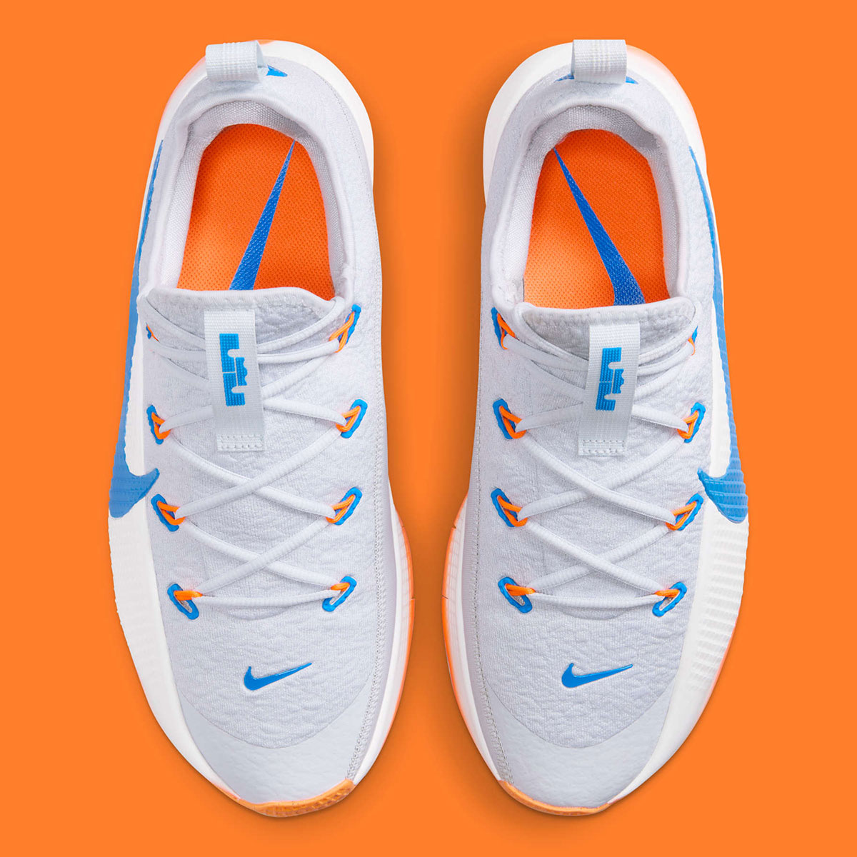Nike Lebron Tr1 Pure Platinum Photo Blue Summit White Total Orange Fj6151 005 7