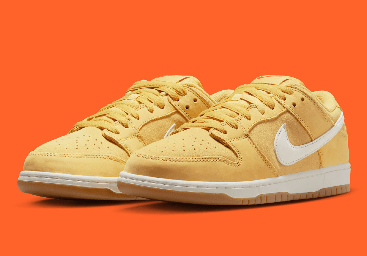 Official Images Of The Nike SB Dunk Low "Saturn Gold"