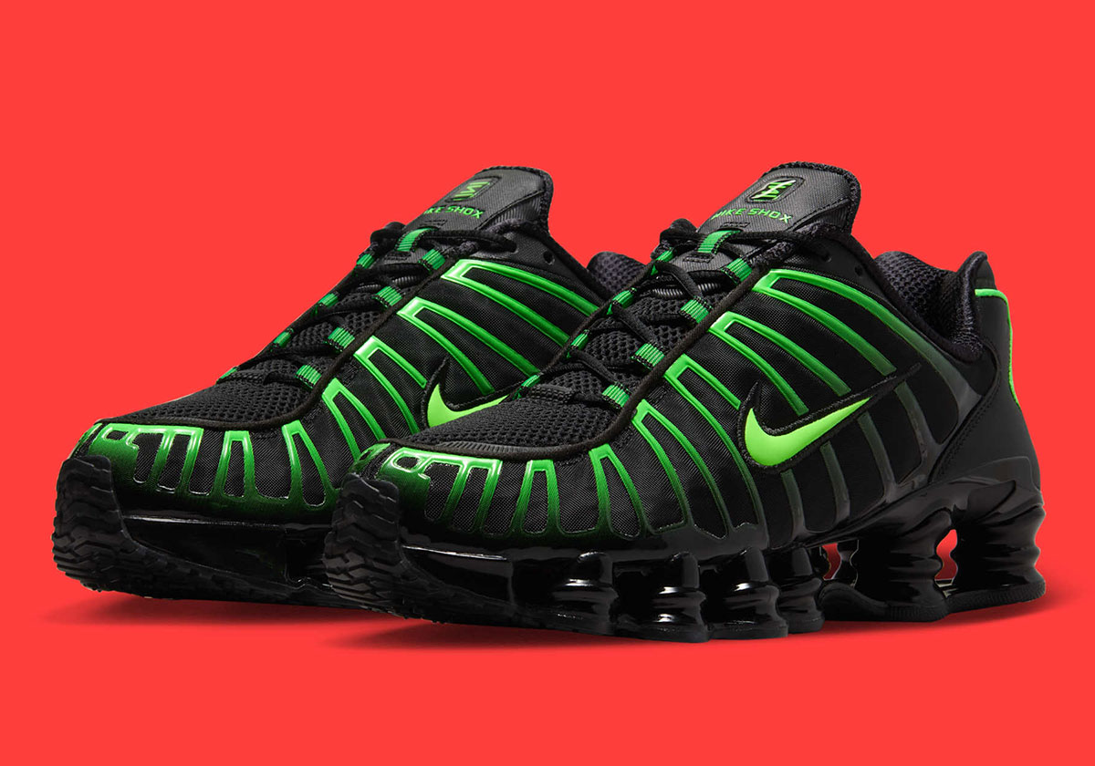 The Nike Shox TL Wears Venomous “Electric Green”