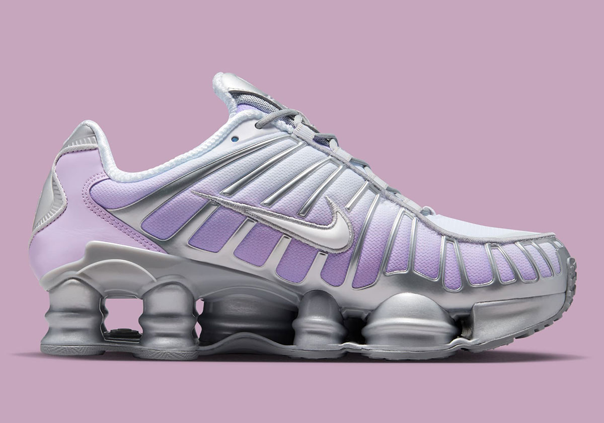 Nike Shox Tl Metallic Silver Purple Fade Hv2520 002 5