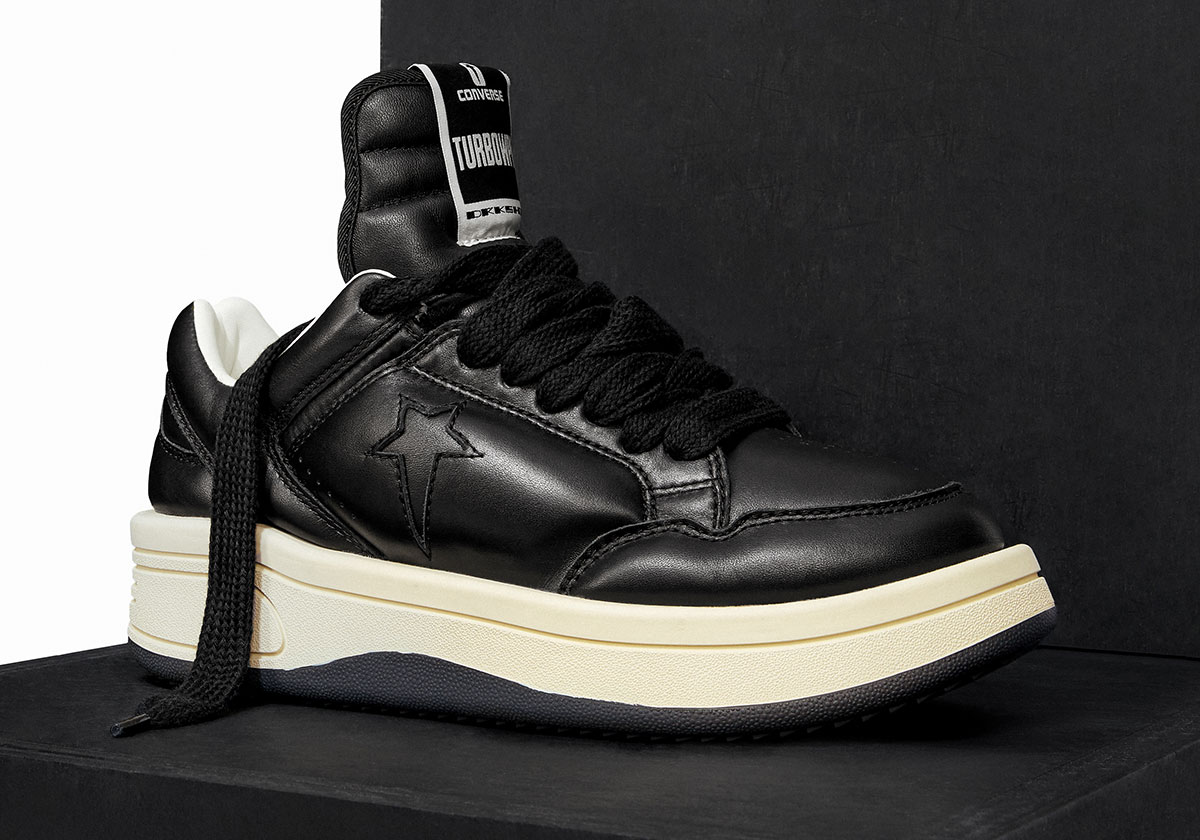 Rick Owens Converse Turbowpn Ox Black A12063c 1