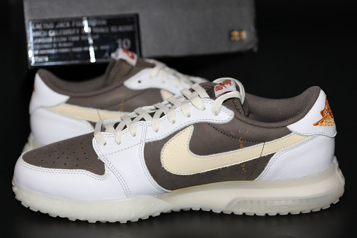 Travis Scott Air Jordan 1 Low Turf Reverse Mocha Sample 8